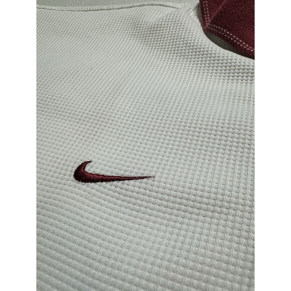 Y2K Nike Team Stanford Cardinal Team Issue Sideline Football Polo Golf Shirt L - Picture 3 of 9